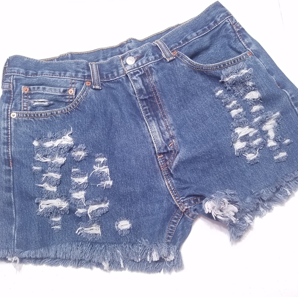 Levi's Pants - Levi's 505s size 38 custom cutoffs